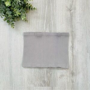 Free People Ameila Bandeau Silver Brooke Sz XS/S